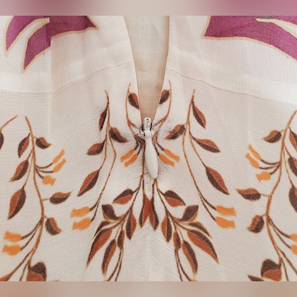 XL NWT FARM Rio Winter Garden Maxi Dress, Cream - Picture 13 of 15